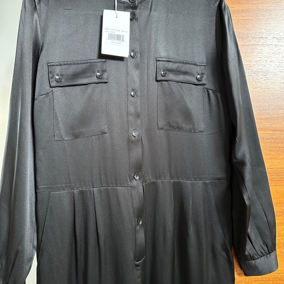 ANINE BING x Helena Christensen Rosalie jumpsuit - XS, 100% black silk - Picture 5 of 12